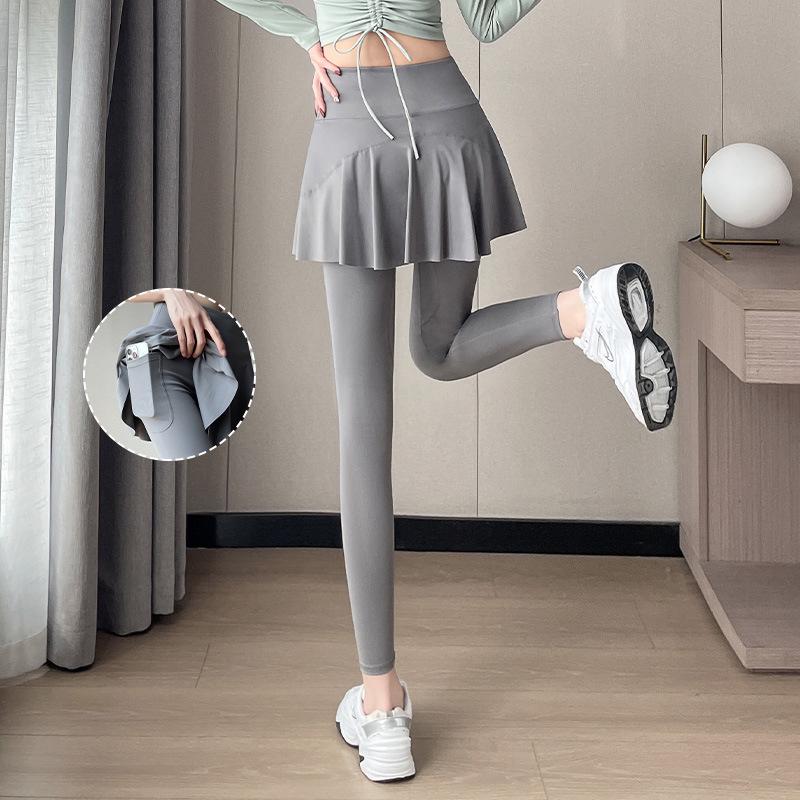 Женские быстросохнущие леггинсы-юбка высокого класса для весны и осени - Идеально подходят для йоги и пилатеса, миниатюрная посадка с защитой от просвечивания. Large
Женские быстросохнущие леггинсы-юбка высокого класса для весны и осени - Идеально подходят для йоги и пилатеса, миниатюрная посадка с защитой от просвечивания. Large