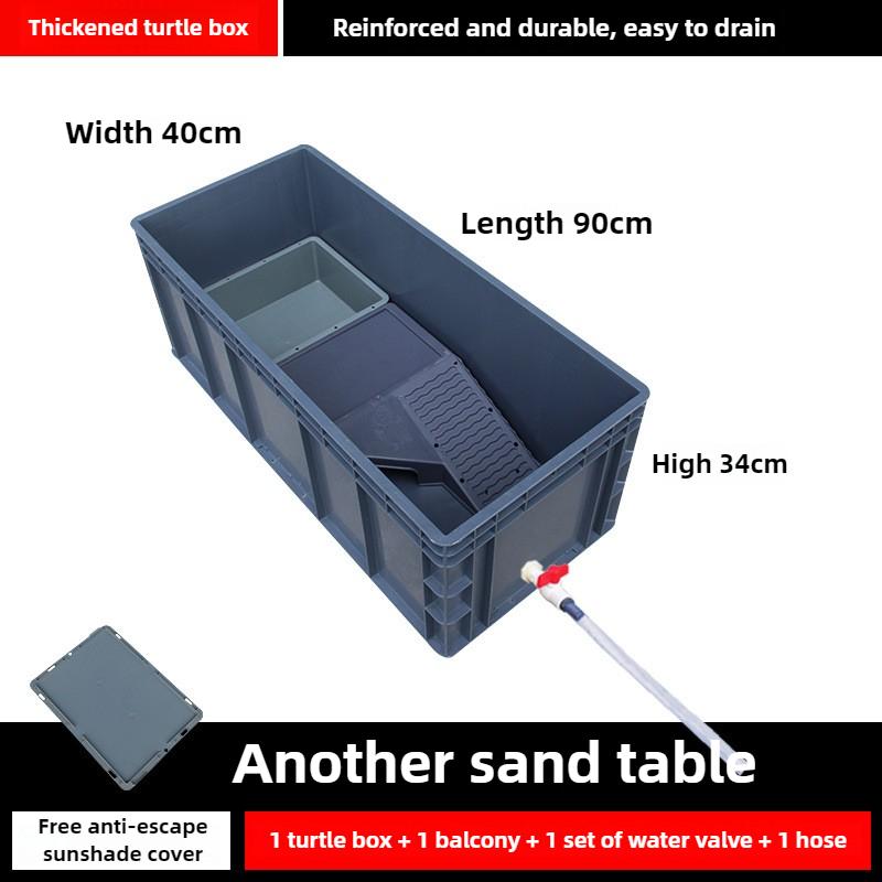 Thickened Turtle Tank Plastic Turnover Box with Sunscreen Fish Tank Open Turtle Special Box Large Turtle Feeding Box Pet Product
Thickened Turtle Tank Plastic Turnover Box with Sunscreen Fish Tank Open Turtle Special Box Large Turtle Feeding Box Pet Product
