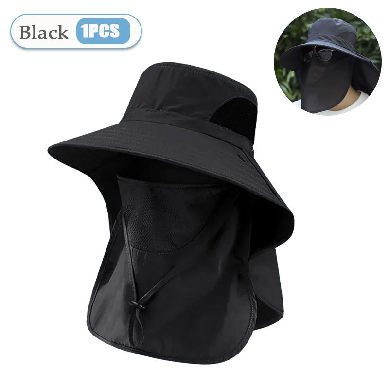 Sun Hat Summer Men Hats Outdoor Sun Protection Detachable with Large Brim Hiking Mask Fishing Outdoor Detachable Sun Beach Hat
Sun Hat Summer Men Hats Outdoor Sun Protection Detachable with Large Brim Hiking Mask Fishing Outdoor Detachable Sun Beach Hat