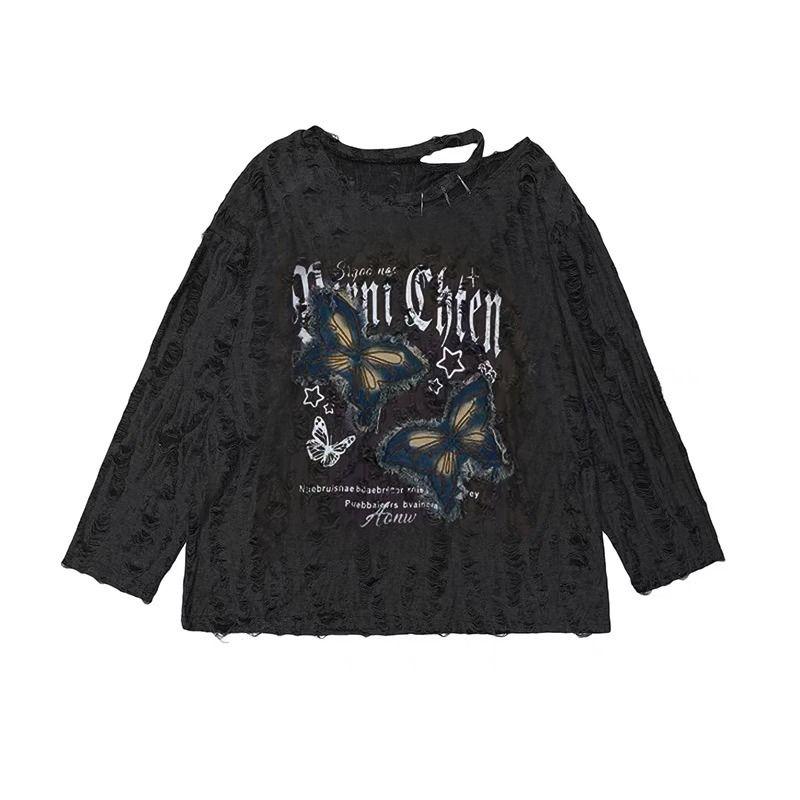 Женские футболки с длинным рукавом, вышитые бабочками, ретро, для ленивой моды, с открытыми плечами, свободного кроя, пуловер, хлопковый женский топ 2XL чёрный
Женские футболки с длинным рукавом, вышитые бабочками, ретро, для ленивой моды, с открытыми плечами, свободного кроя, пуловер, хлопковый женский топ 2XL чёрный