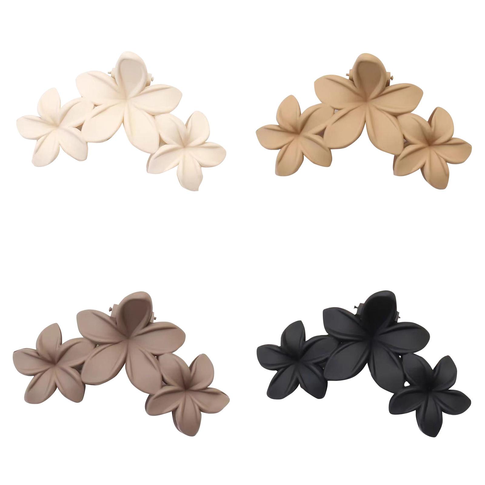 4 Frosted Flower Hair Clips One Size
4 Frosted Flower Hair Clips One Size