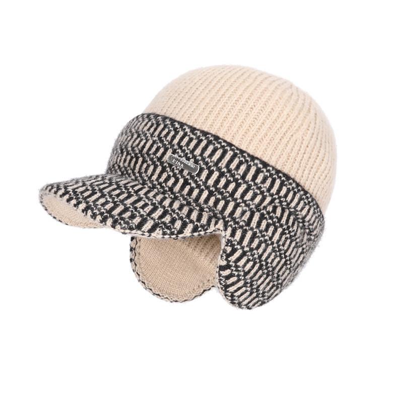 Теплая вязаная бейсболка с коротким козырьком и защитой ушей для зимних поездок на работу
Теплая вязаная бейсболка с коротким козырьком и защитой ушей для зимних поездок на работу