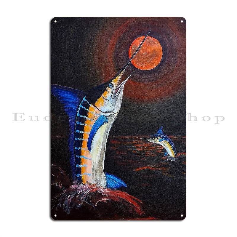Red Harvest Moon Marlin Fish Waterscape Ed01 Metal Plaque Mural Wall Decor Wall Decor Printing Mural Tin Sign Poster 20x30cm
Red Harvest Moon Marlin Fish Waterscape Ed01 Metal Plaque Mural Wall Decor Wall Decor Printing Mural Tin Sign Poster 20x30cm