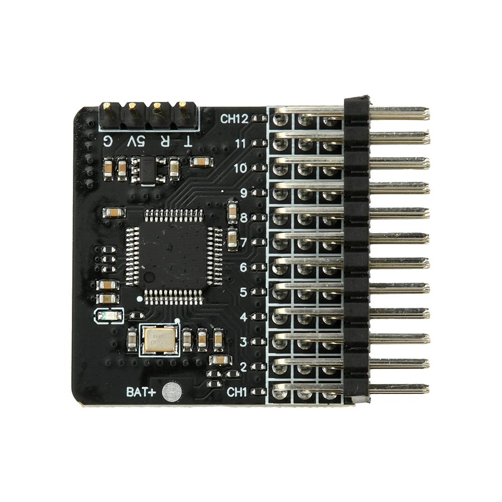 DC 5V CRSF до PWM 12-канальний Конвертер Адаптерна плата PWM для RC Моделей Перетворювач сигналів приймача CRSF/ELRS BEC
DC 5V CRSF до PWM 12-канальний Конвертер Адаптерна плата PWM для RC Моделей Перетворювач сигналів приймача CRSF/ELRS BEC