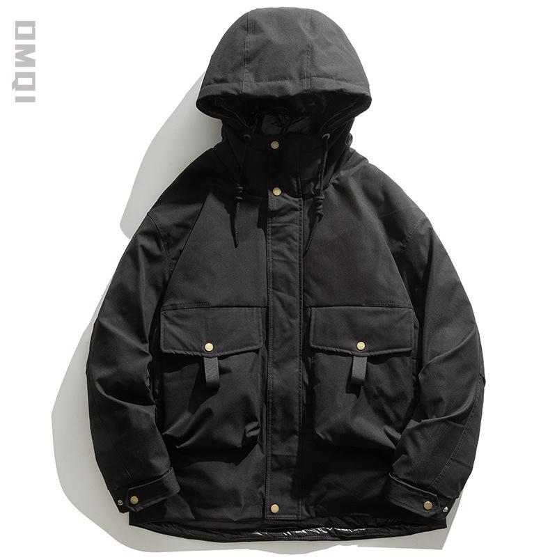 Men s Retro White Duck Down Winter Workwear Jacket - Trendy, Thick, Short Outdoor Design 3XL (180-200 jin) чорний
Men s Retro White Duck Down Winter Workwear Jacket - Trendy, Thick, Short Outdoor Design 3XL (180-200 jin) чорний