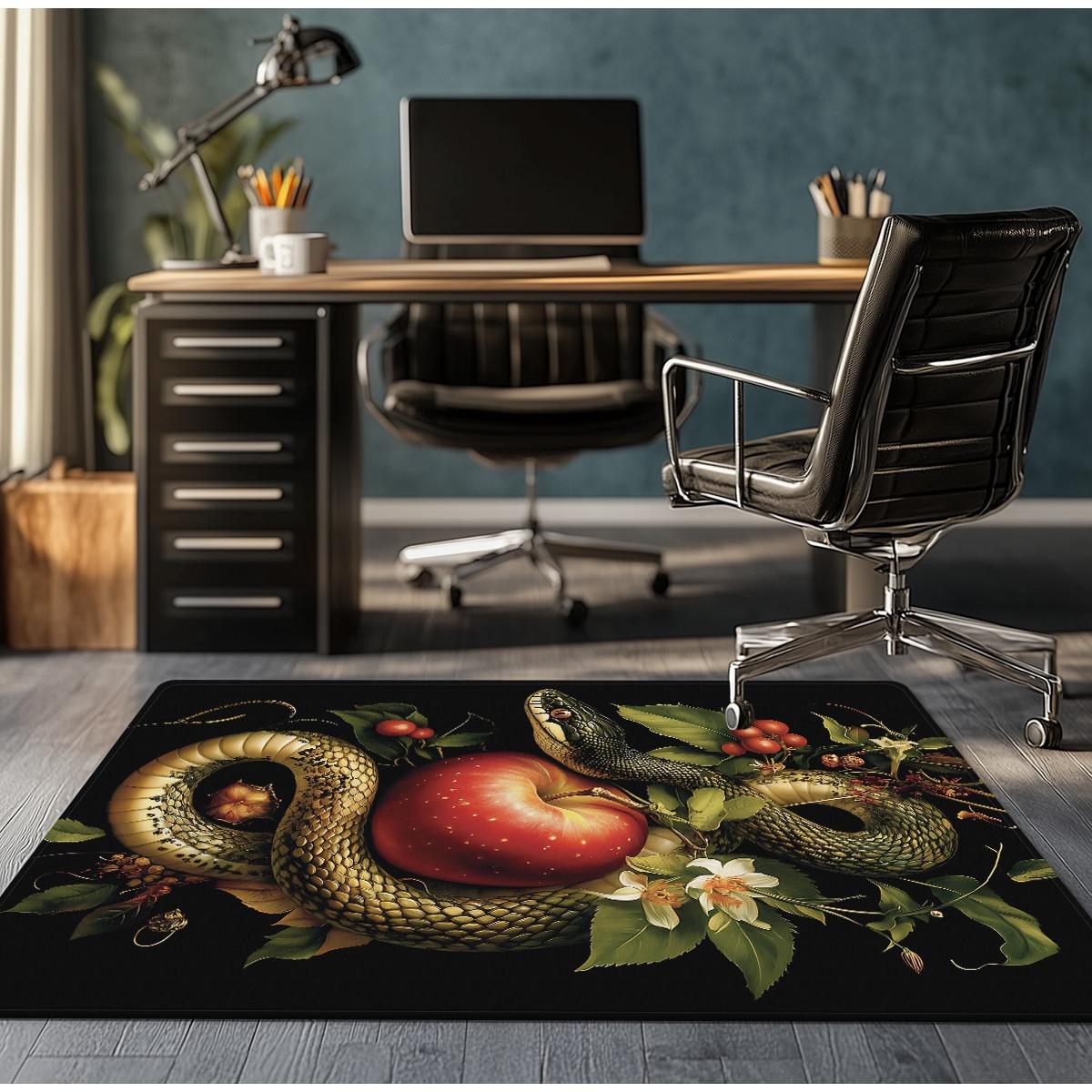Snake Apple Garden Crystal Velvet Rug Biblical Adam Eve Story Artistic Home Decor Soft Non Slip Floor Mat for Living Room 50x80cm
Snake Apple Garden Crystal Velvet Rug Biblical Adam Eve Story Artistic Home Decor Soft Non Slip Floor Mat for Living Room 50x80cm