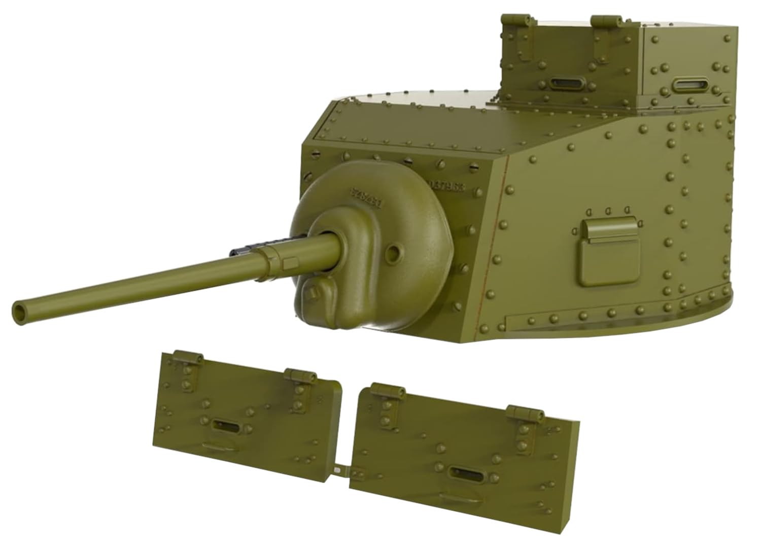 Fury Models WWII US Army M3 Stuart Early Production Turret Set Plastic Model Parts FM35054 1/35 (for Tamiya)
Fury Models WWII US Army M3 Stuart Early Production Turret Set Plastic Model Parts FM35054 1/35 (for Tamiya)