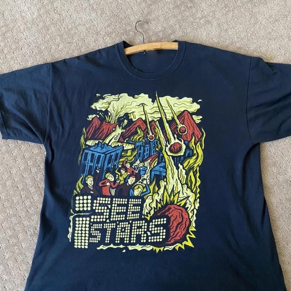 I See Stars end of the world party Cotton Tee Shirt Size S-5XL Unisex T-Shirt XXL
I See Stars end of the world party Cotton Tee Shirt Size S-5XL Unisex T-Shirt XXL