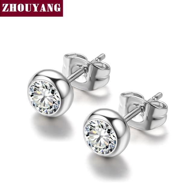 ZHOUYANG Простая круглая серьга-гвоздик для женщин Лаконичный цвет розового золота Модные украшения Кристаллы Австрии Поставщик дропшиппинга E496
ZHOUYANG Простая круглая серьга-гвоздик для женщин Лаконичный цвет розового золота Модные украшения Кристаллы Австрии Поставщик дропшиппинга E496