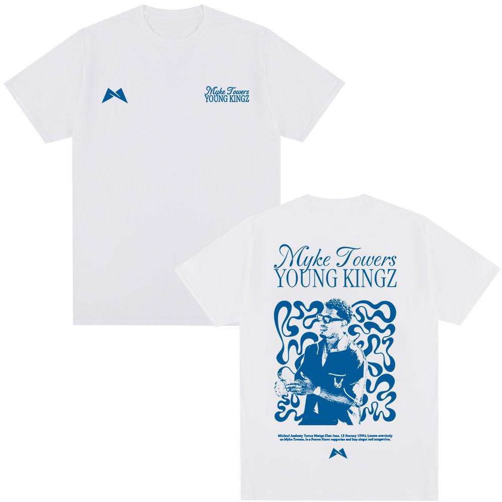 Rapper Myke Towers Young Kingz T-shirts Men Women Fashion Hip Hop Oversized T Shirt Casual Cotton Short Sleeve Tshirt Streetwear 5XL різнокольоровий
Rapper Myke Towers Young Kingz T-shirts Men Women Fashion Hip Hop Oversized T Shirt Casual Cotton Short Sleeve Tshirt Streetwear 5XL різнокольоровий