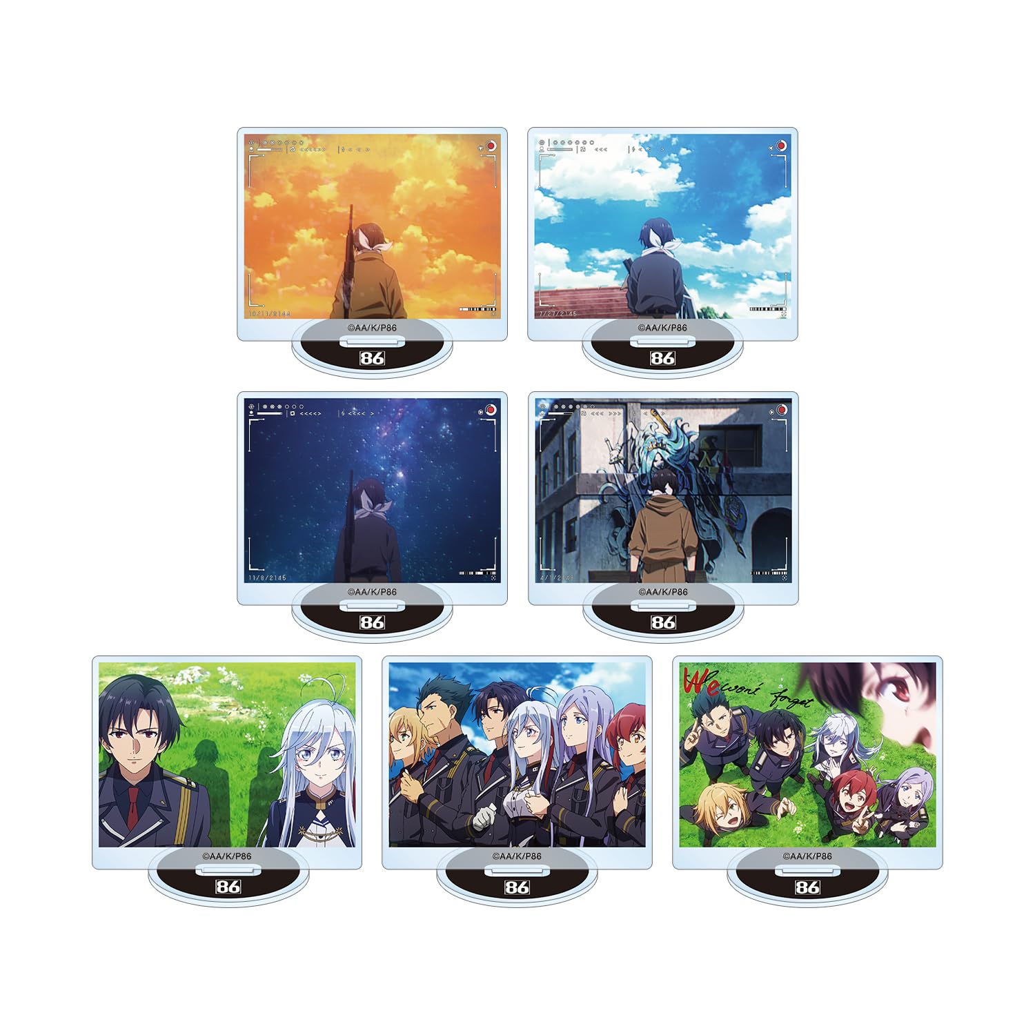 ТВ Аниме Восемь Торговых Сцен Акриловые Подставки Коробка из 7 86 Шесть
ТВ Аниме Восемь Торговых Сцен Акриловые Подставки Коробка из 7 86 Шесть