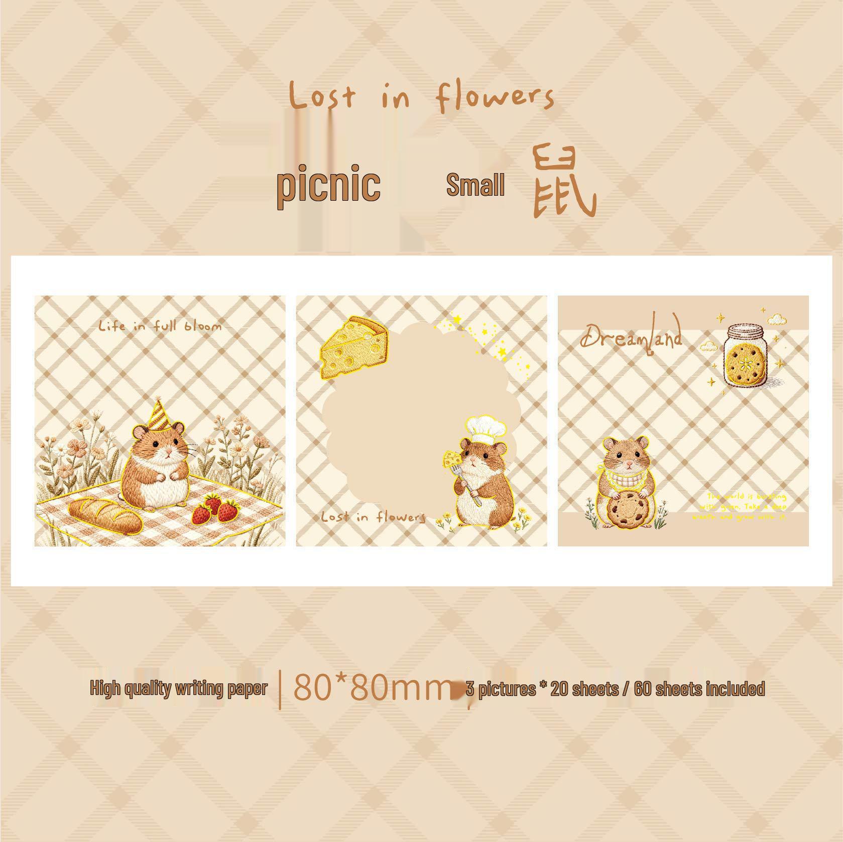 Mr. Paper Sticky Notes - Cute Pet Theme, Student Memo Diary, Embroidery Design, Three-Pack Decorative Set
Mr. Paper Sticky Notes - Cute Pet Theme, Student Memo Diary, Embroidery Design, Three-Pack Decorative Set