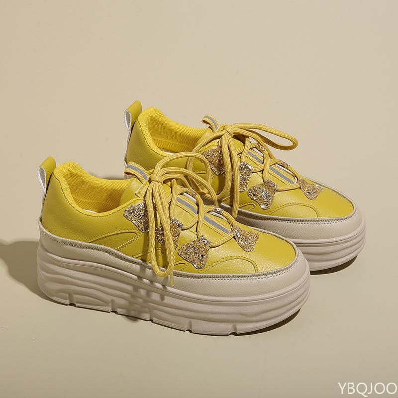 New women s leisure comfortable sports shoes fashionable versatile round toe lace up women shoes Lightweight breathable sneakers 40 жёлтый
New women s leisure comfortable sports shoes fashionable versatile round toe lace up women shoes Lightweight breathable sneakers 40 жёлтый