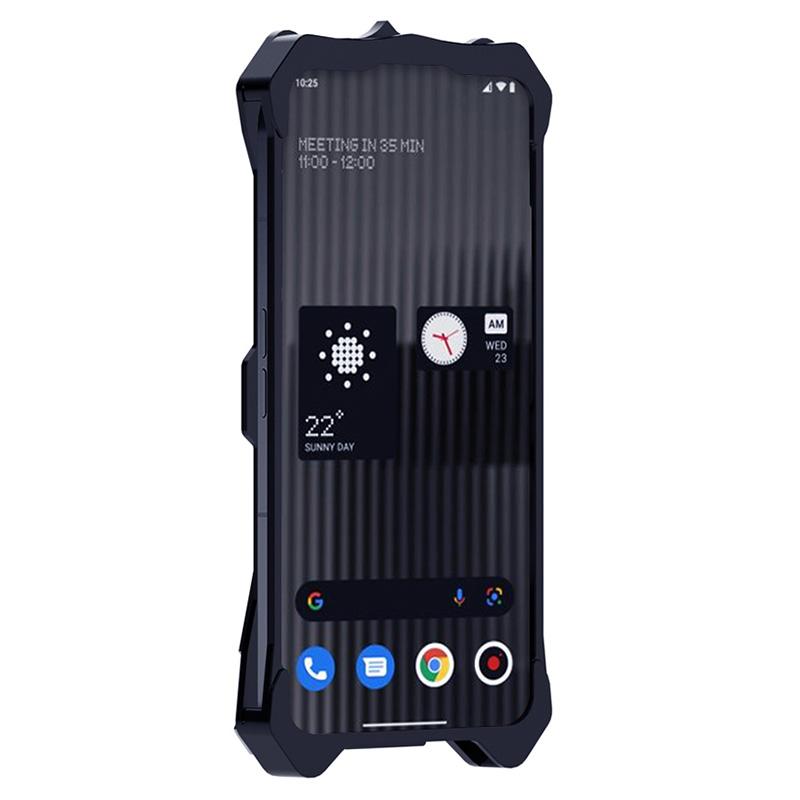 For Nothing Phone (2) Stylish Aluminum Alloy Shockproof Phone Case Metal Anti-drop Cover A
For Nothing Phone (2) Stylish Aluminum Alloy Shockproof Phone Case Metal Anti-drop Cover A