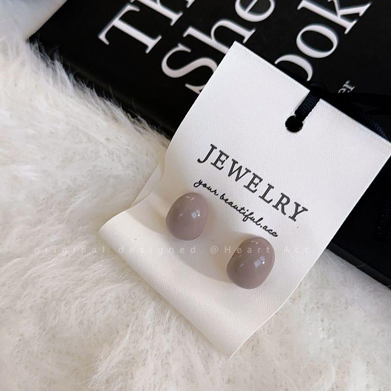 Easiest for Match Doudou Female White Vintage Ear Jewelry Silver Needle Khaki oil drop pea earrings-large (Silver Needle)
Easiest for Match Doudou Female White Vintage Ear Jewelry Silver Needle Khaki oil drop pea earrings-large (Silver Needle)