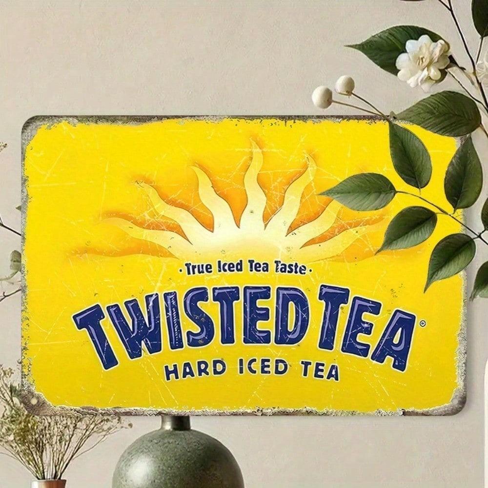 Vintage Twisted Tea Metal Wall Sign 8x12 Inch Rustic Retro Decor 20x30 різнокольоровий
Vintage Twisted Tea Metal Wall Sign 8x12 Inch Rustic Retro Decor 20x30 різнокольоровий
