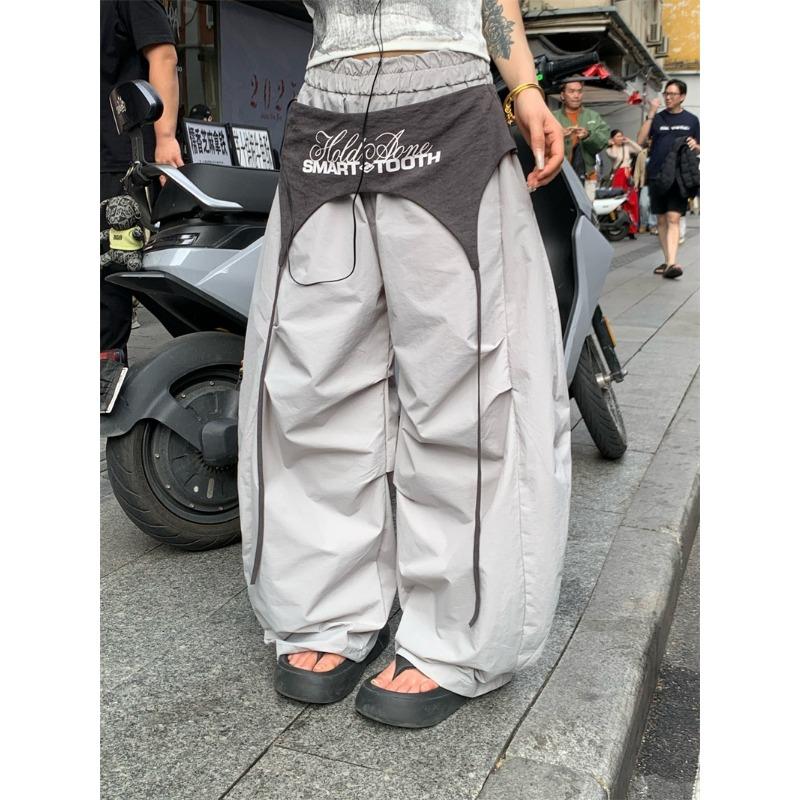 Strap-on overalls spring and summer street splicing design paratrooper loose hip-hop slacks wide-leg trousers women S серый
Strap-on overalls spring and summer street splicing design paratrooper loose hip-hop slacks wide-leg trousers women S серый