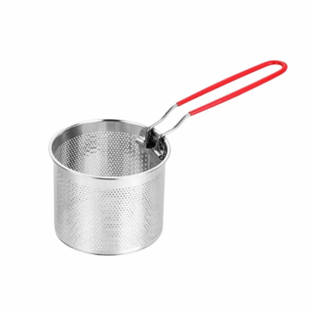 Stainless Steel Fried Sieve Basket Mesh Design Easy Clean Oil Pan Strainer Household Oil Filter Cooking Basket Vegetable Frying
Stainless Steel Fried Sieve Basket Mesh Design Easy Clean Oil Pan Strainer Household Oil Filter Cooking Basket Vegetable Frying