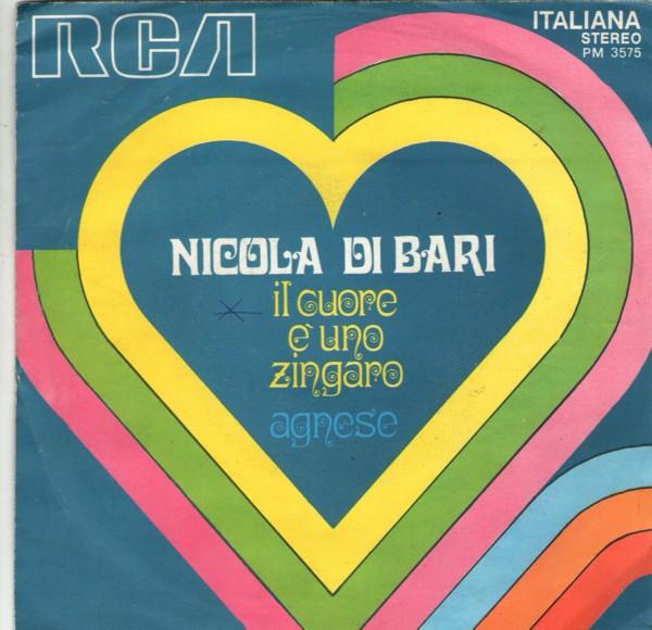7inch Record NICOLA DI BARI Il Cuore Uno Zingaro Agnese PM3575 RCA Italiana 1971 Italy Rock Used
7inch Record NICOLA DI BARI Il Cuore Uno Zingaro Agnese PM3575 RCA Italiana 1971 Italy Rock Used