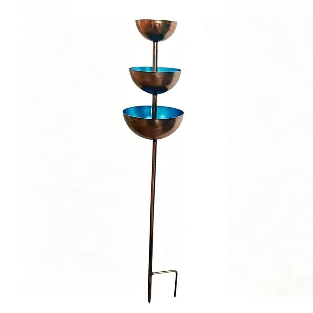 Vintage Iron 3-Tiered Bird Bath Handmade Bird Water Bowls Garden Rain Catcher Bird Lovers синій
Vintage Iron 3-Tiered Bird Bath Handmade Bird Water Bowls Garden Rain Catcher Bird Lovers синій