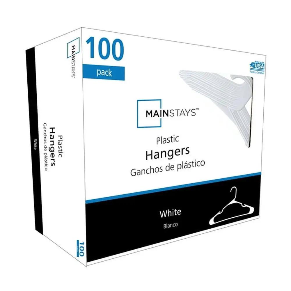 100-Pack Plastic Hangers Value Pack Clothes Organization & Storage Ideal Shirts Pants Sweaters and More Arctic White Color United States
100-Pack Plastic Hangers Value Pack Clothes Organization & Storage Ideal Shirts Pants Sweaters and More Arctic White Color United States