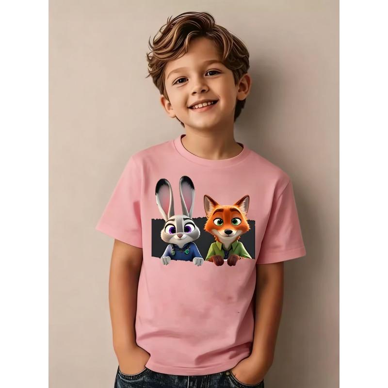 Zootopia Children s Summer T-Shirt, Judy and Nick Casual Top, Suitable for Boys and Girls 160
Zootopia Children s Summer T-Shirt, Judy and Nick Casual Top, Suitable for Boys and Girls 160