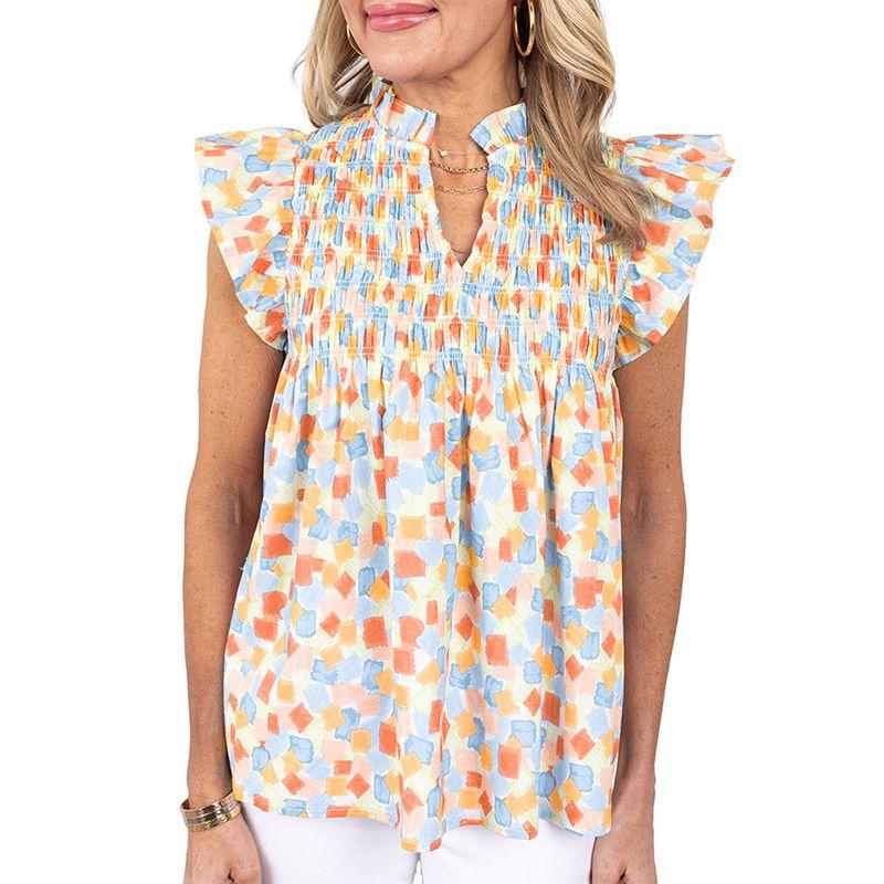 Minimalist Niche Style Print Ruffled Short Sleeves Pullover Shirt Female Summer Thin and All-Matching Casual Half-Sleeve Top Female Orange P1420 XXL fit (75.00 kg-85.00 kg
Minimalist Niche Style Print Ruffled Short Sleeves Pullover Shirt Female Summer Thin and All-Matching Casual Half-Sleeve Top Female Orange P1420 XXL fit (75.00 kg-85.00 kg