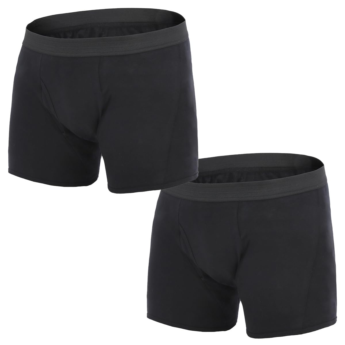 Eikuru Men s Incontinence Pants, Waterproof, Boxer Briefs, Solid Color, for Elderly Incontinence, 300cc Absorbency, Set of 2 (ya217)
Eikuru Men s Incontinence Pants, Waterproof, Boxer Briefs, Solid Color, for Elderly Incontinence, 300cc Absorbency, Set of 2 (ya217)