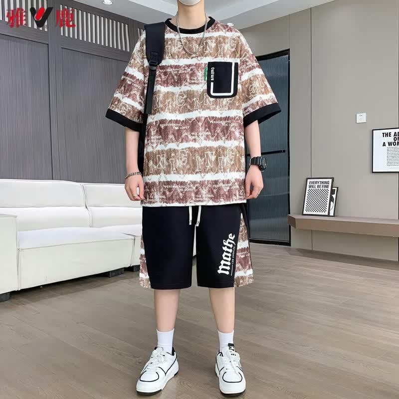 Yalu Men s Summer Short Sleeve & Shorts Set M
Yalu Men s Summer Short Sleeve & Shorts Set M