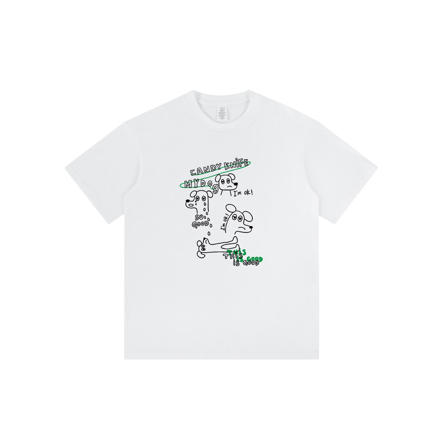 2024 Hand-Painted Puppy Cotton Couple T-Shirt - Unisex American Street Style 2XL
2024 Hand-Painted Puppy Cotton Couple T-Shirt - Unisex American Street Style 2XL