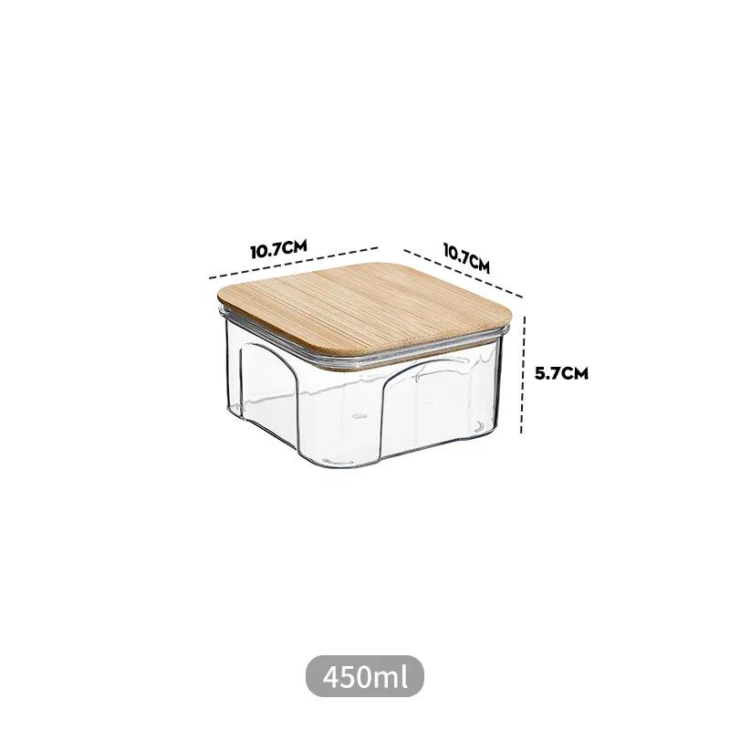 PET Plastic Food Sealed Storage Box with Bamboo Lid Coffee Beans Pasta Kitchen Storage Containers Household Kitchen Organizers
PET Plastic Food Sealed Storage Box with Bamboo Lid Coffee Beans Pasta Kitchen Storage Containers Household Kitchen Organizers