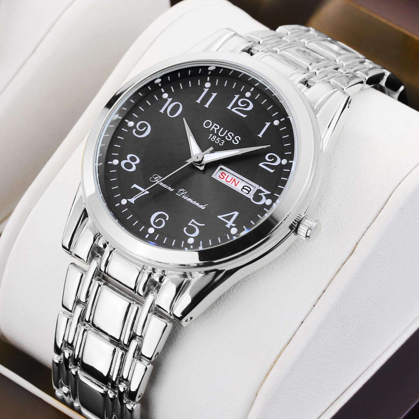 ORUSS новые роскошные мужские часы высшего бренда с коробкой, водонепроницаемые светящиеся мужские кварцевые часы с календарем
ORUSS новые роскошные мужские часы высшего бренда с коробкой, водонепроницаемые светящиеся мужские кварцевые часы с календарем