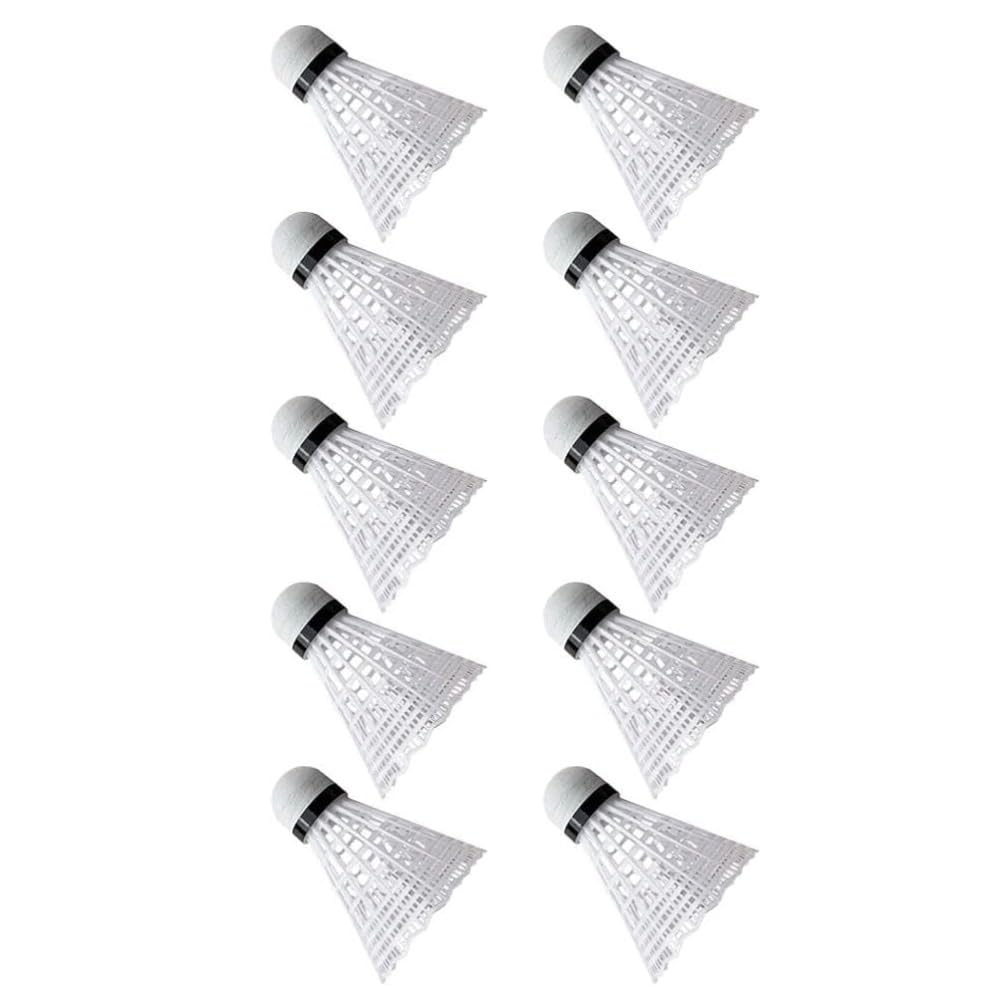 Itisyou Badminton Shuttle Set of 10 Nylon Badminton Shuttle Lightweight Long Lasting Durable Stable Practice Leisure Plastic Shuttle for Outdoor
Itisyou Badminton Shuttle Set of 10 Nylon Badminton Shuttle Lightweight Long Lasting Durable Stable Practice Leisure Plastic Shuttle for Outdoor