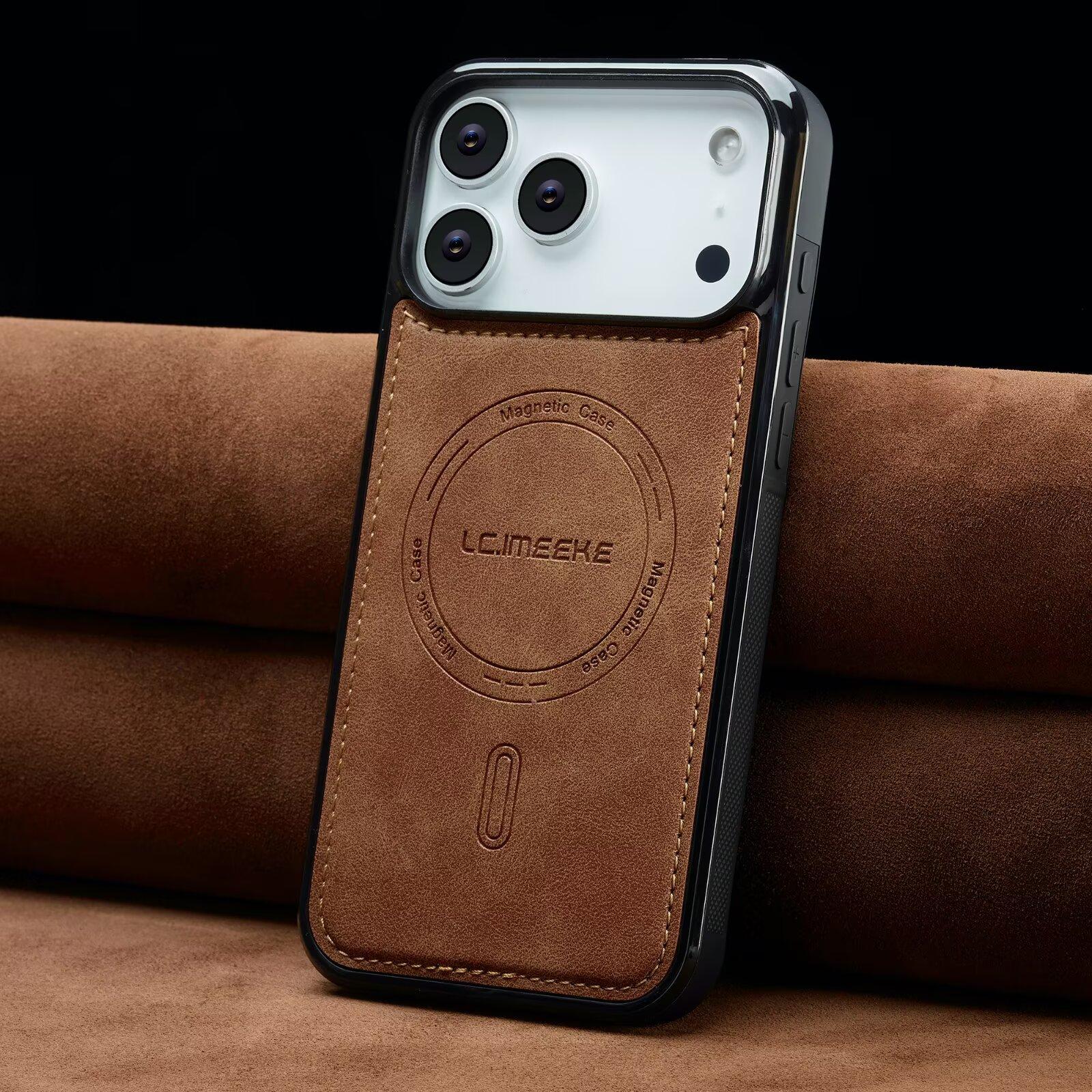 PU Leather Magnetic Phone Case for iPhone 17 16 15 14 13 11 17Pro Pro Max Plus Air 16E Mini MagSafe Wireless Charging Cover iPhone 11 коричневий
PU Leather Magnetic Phone Case for iPhone 17 16 15 14 13 11 17Pro Pro Max Plus Air 16E Mini MagSafe Wireless Charging Cover iPhone 11 коричневий