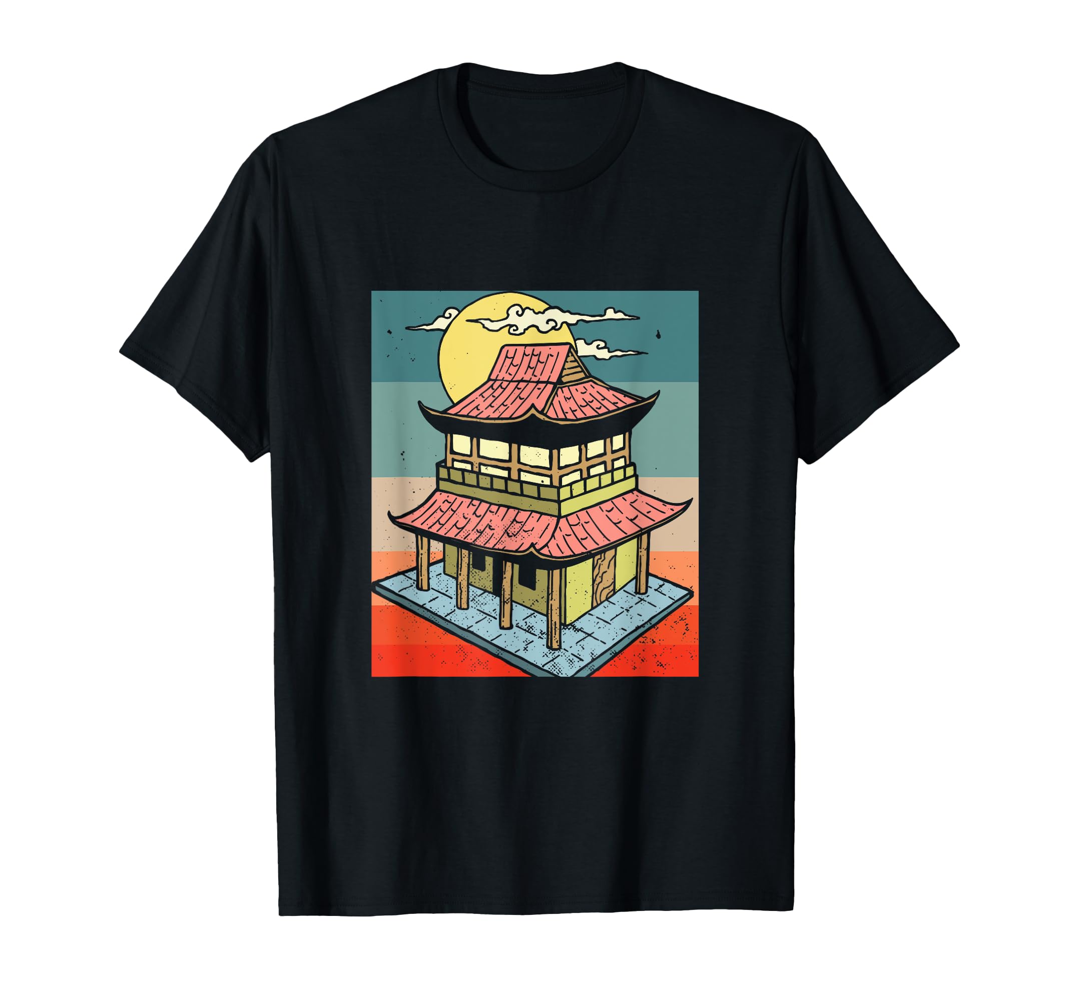 Retro Vintage Pagoda Sun Japan Buddha Statue Chinese Temple T-Shirt
Retro Vintage Pagoda Sun Japan Buddha Statue Chinese Temple T-Shirt