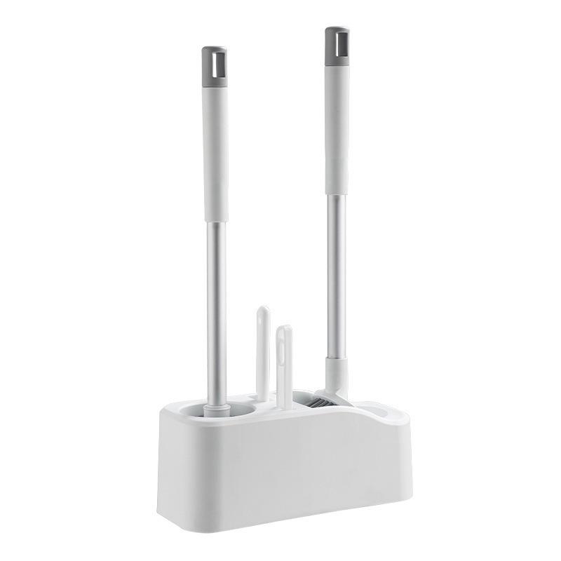 Four-Piece Wall-Mounted Toilet Brush Set for Bathroom Cleaning
Four-Piece Wall-Mounted Toilet Brush Set for Bathroom Cleaning