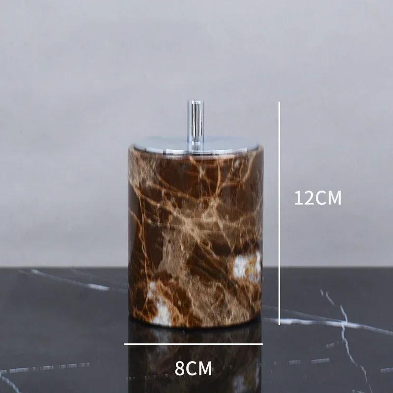 Набір для ванної кімнати Emperador Dark Natural Marble Коричневий розкішний тримач для зубної щітки Мильниця Дозатор мила Аксесуари для ванної кімнати
Набір для ванної кімнати Emperador Dark Natural Marble Коричневий розкішний тримач для зубної щітки Мильниця Дозатор мила Аксесуари для ванної кімнати