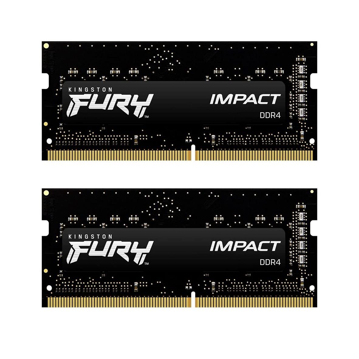 Kingston Kingston FURY Laptop Memory DDR4 16GB x 2 Kingston FURY Impact CL20 Unbuffered SODIMM Product Lifetime Warranty 3200MT/s 1.2V KF432S20IBK2/32
Kingston Kingston FURY Laptop Memory DDR4 16GB x 2 Kingston FURY Impact CL20 Unbuffered SODIMM Product Lifetime Warranty 3200MT/s 1.2V KF432S20IBK2/32