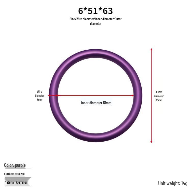 Seamless Aluminum Alloy Rings for Baby Slings
Seamless Aluminum Alloy Rings for Baby Slings