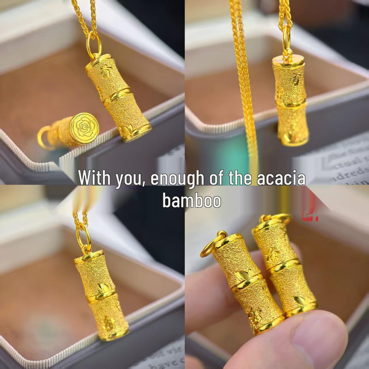 Золотий бамбуковий кулон-намисто - Подарунок Ти достатня для дівчини Pendant Only
Золотий бамбуковий кулон-намисто - Подарунок Ти достатня для дівчини Pendant Only