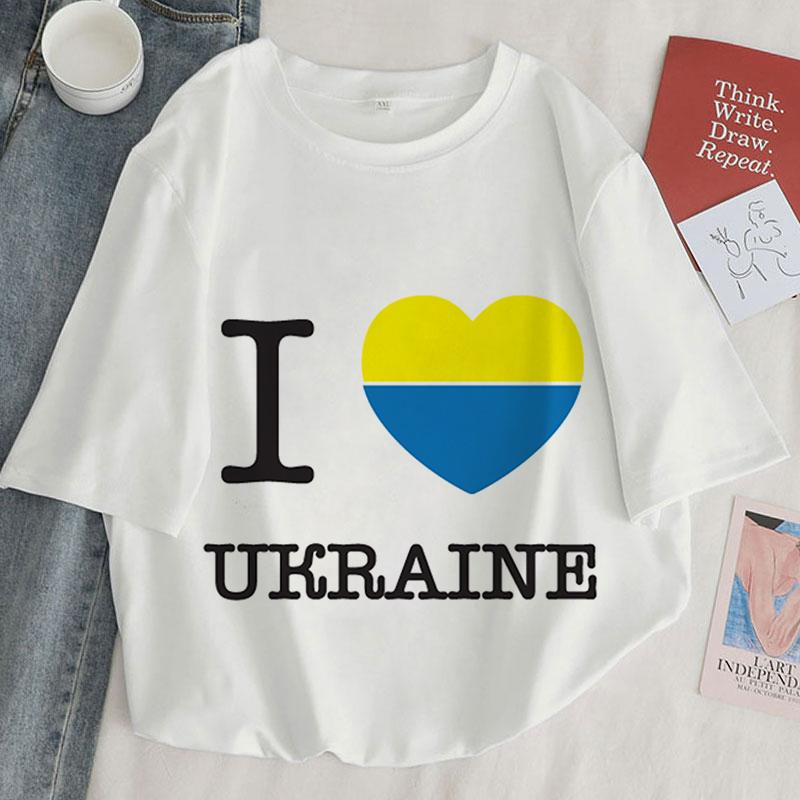 Жіноча футболка з графічним принтом I Love Ukraine Harajuku Aesthetics White Tops Kpop Tshirt 2023 Нова літня модна жіноча футболка Y2K XL
Жіноча футболка з графічним принтом I Love Ukraine Harajuku Aesthetics White Tops Kpop Tshirt 2023 Нова літня модна жіноча футболка Y2K XL