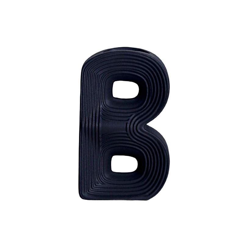 1/3 шт. Черная ваза, цветочная утварь, контейнер для сухоцветов, настольные украшения, ваза с буквами, современная ваза в форме ABC, скандинавская, 3 стиля