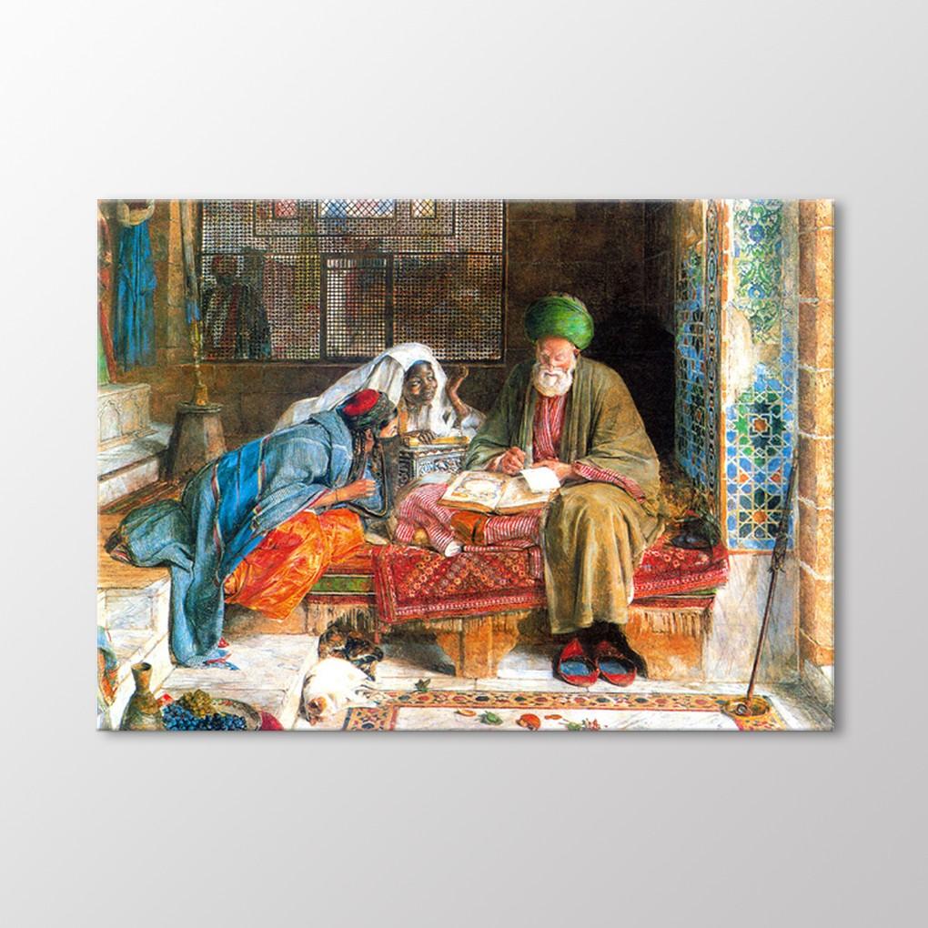 Арабский печатник 1852 года Живопись в Каире 
Арабский печатник 1852 года Живопись в Каире