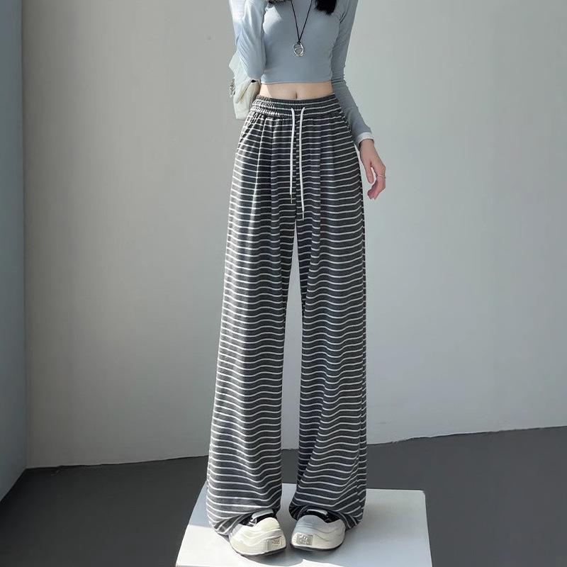 2025 Women s Black Stripe High Waist Wide Leg Pants - Spring/Autumn, Slimming & Casual L
2025 Women s Black Stripe High Waist Wide Leg Pants - Spring/Autumn, Slimming & Casual L