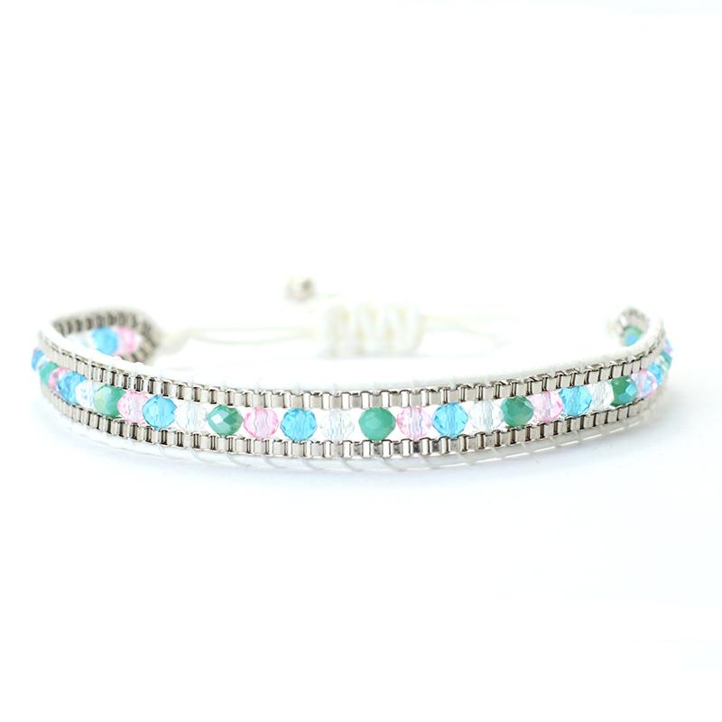 Noter New Bohemia Cord Chain Bracelet For Women Handmade Weaven Adjustable Ethnic Braslet Acrylic Beads Braclet Beach Jewelry белый
Noter New Bohemia Cord Chain Bracelet For Women Handmade Weaven Adjustable Ethnic Braslet Acrylic Beads Braclet Beach Jewelry белый