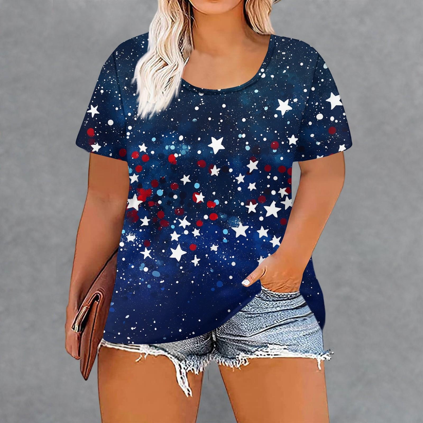 Women s Fashion Casual Summer Plus Size Print Tops XXL
Women s Fashion Casual Summer Plus Size Print Tops XXL