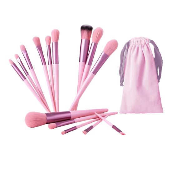 13Pcs/Set Women Makeup Brush Kit Synthetic Bristles Loose Powder Blush Eyeshadow Concealer Lip Eyebrow Foundation Blending Brush
13Pcs/Set Women Makeup Brush Kit Synthetic Bristles Loose Powder Blush Eyeshadow Concealer Lip Eyebrow Foundation Blending Brush