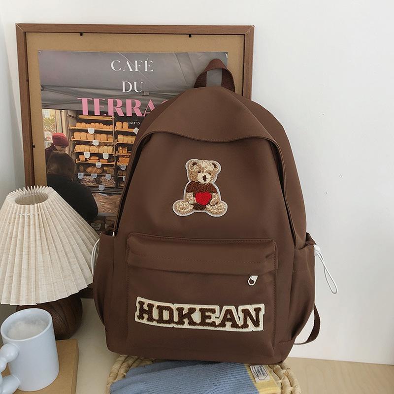 Школьный рюкзак большой вместимости, универсальный и повседневный, в японском стиле, с медведем. Рюкзак для учащихся средней и старшей школы .
Школьный рюкзак большой вместимости, универсальный и повседневный, в японском стиле, с медведем. Рюкзак для учащихся средней и старшей школы .