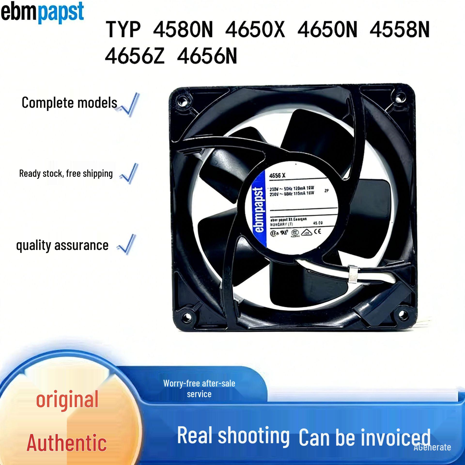 12CM 230V Fan Models: TYP4580N, 4650X, 4650N, 4558N, 4656Z, 4656N 4580N
12CM 230V Fan Models: TYP4580N, 4650X, 4650N, 4558N, 4656Z, 4656N 4580N