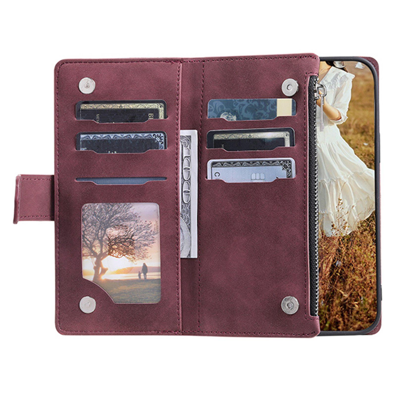 Phone Case For Xiaomi Redmi A1 4G,005 Style Magnetic Handbag Rhombus Imprinted Zipper Pocket Flip Leather Wallet Stand Cover with Wrist Strap Wine Red
Phone Case For Xiaomi Redmi A1 4G,005 Style Magnetic Handbag Rhombus Imprinted Zipper Pocket Flip Leather Wallet Stand Cover with Wrist Strap Wine Red